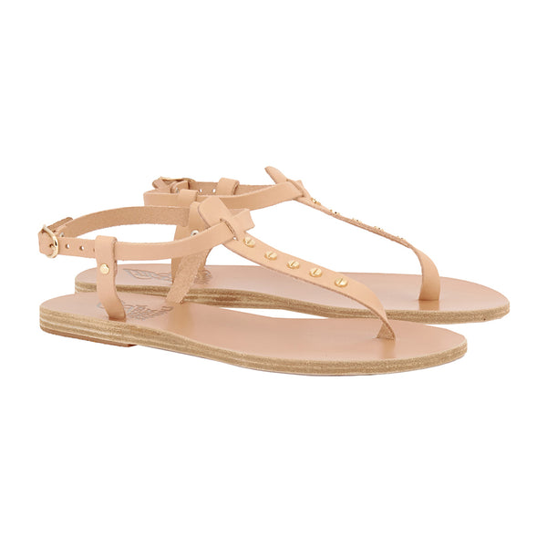 Ancient Greek Sandals Lito Nails Natural