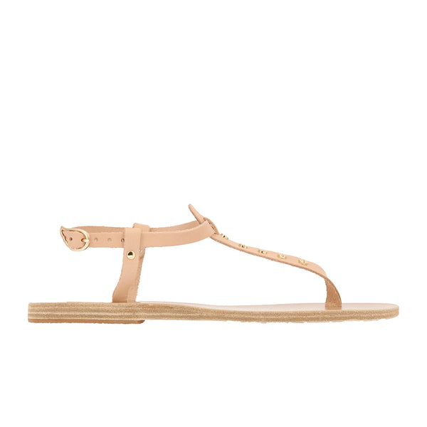 ancient greek sandals Lito nails Natural