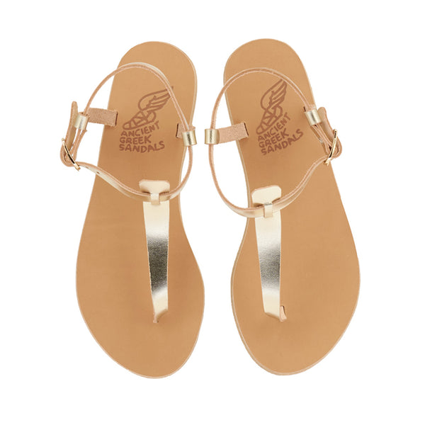 Ancient Greek Sandals Lito Platinum