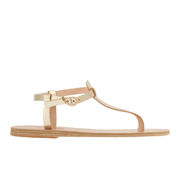 ancient greek sandals Lito Platinum