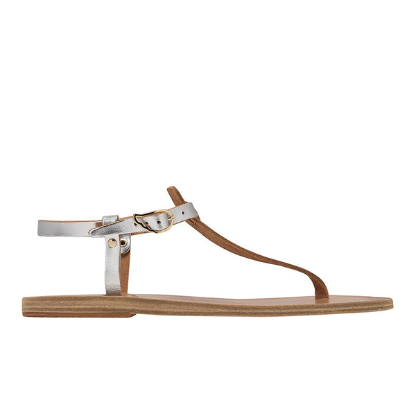 ancient greek sandals Lito Silver