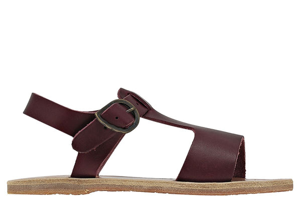 ancient greek sandals Little adonis Burgundy