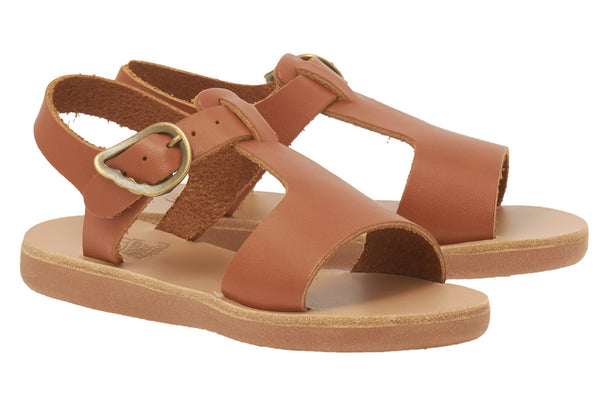 Ancient Greek Sandals Little Adonis Soft Rust