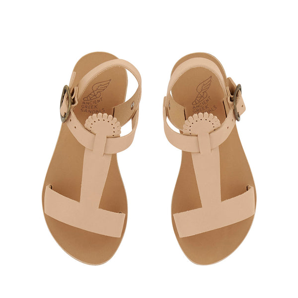 Ancient Greek Sandals Little Amber Soft Natural