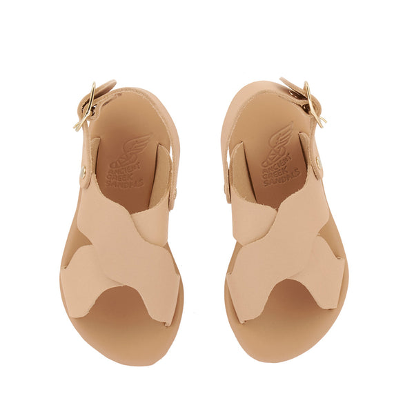 Ancient Greek Sandals Little Atokos Soft Natural