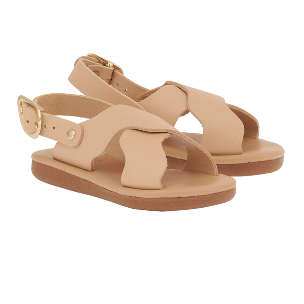 Ancient Greek Sandals Little Atokos Soft Natural