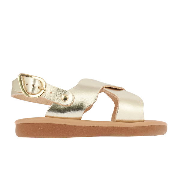 ancient greek sandals Little atokos soft Platinum