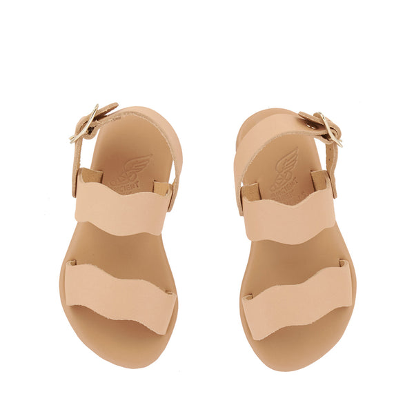 Ancient Greek Sandals Little Calamos Soft Natural
