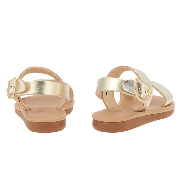 Ancient Greek Sandals Little Calamos Soft Platinum