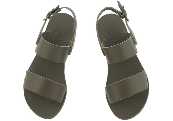Ancient Greek Sandals Little Clio Khaki