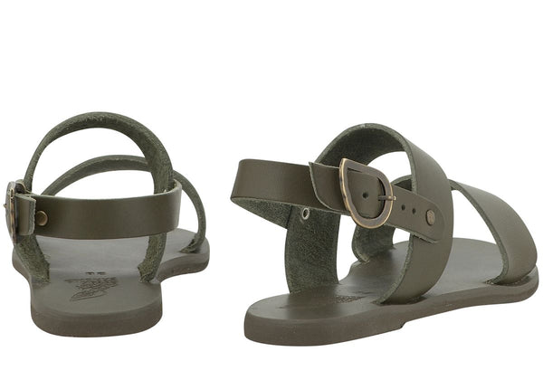 Ancient Greek Sandals Little Clio Khaki