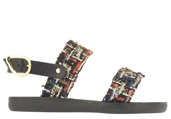 ancient greek sandals Little clio soft Black