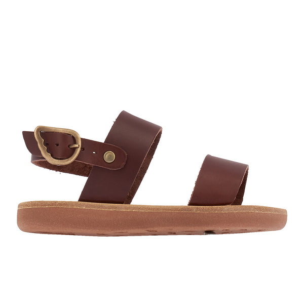 ancient greek sandals Little clio soft Chestnut