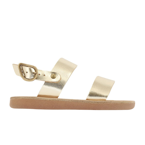 ancient greek sandals Little clio soft Platinum