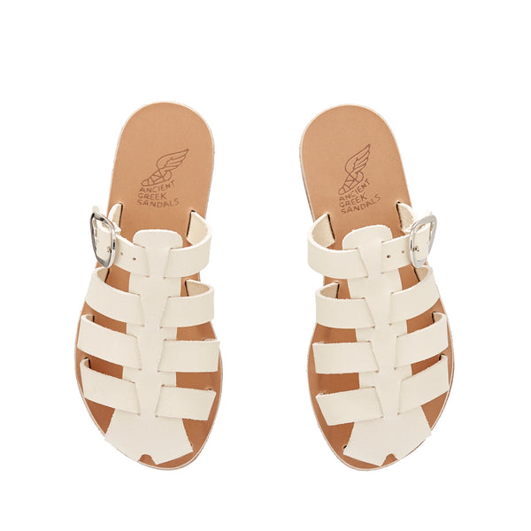 Ancient Greek Sandals Little Cosmia Soft Off White