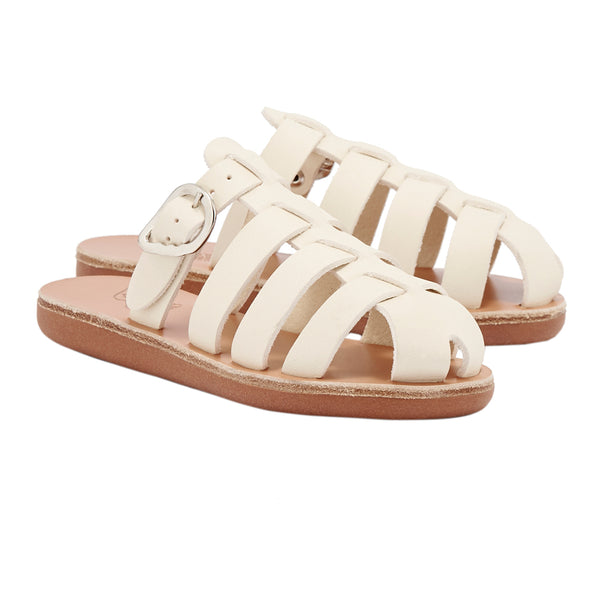 Ancient Greek Sandals Little Cosmia Soft Off White