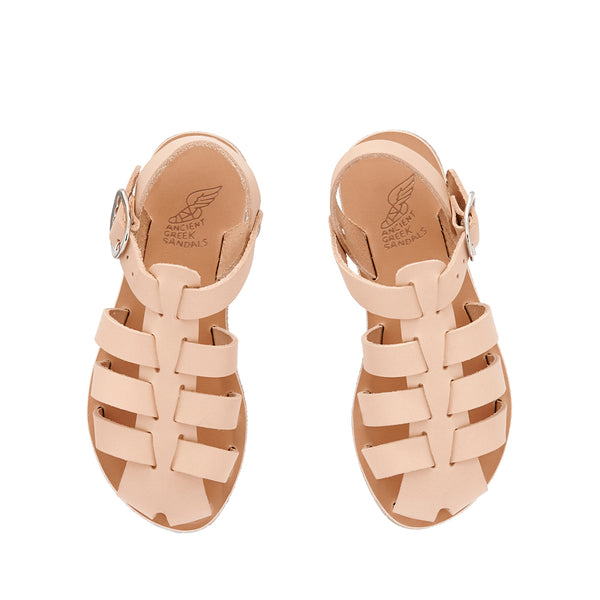 Ancient Greek Sandals Little Ektoras Soft Natural