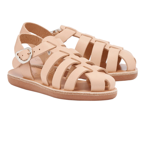 Ancient Greek Sandals Little Ektoras Soft Natural