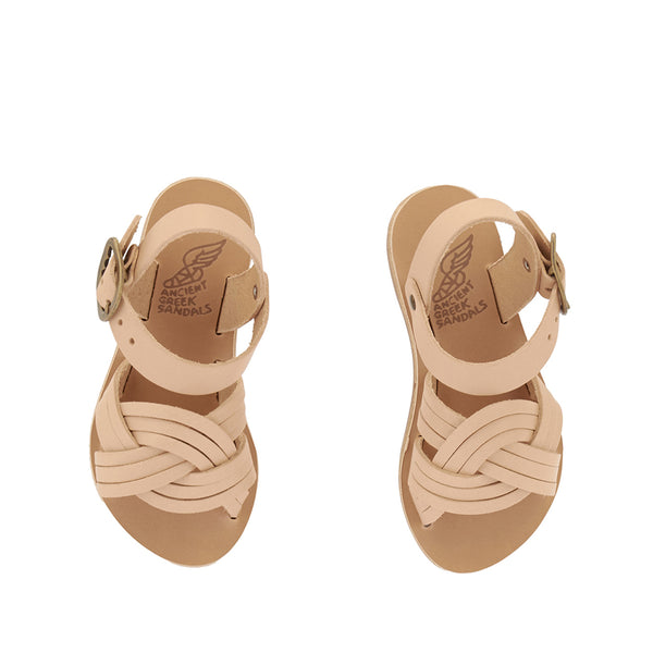 Ancient Greek Sandals Little Electra Soft Natural