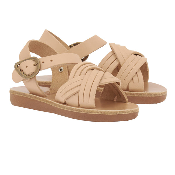 Ancient Greek Sandals Little Electra Soft Natural
