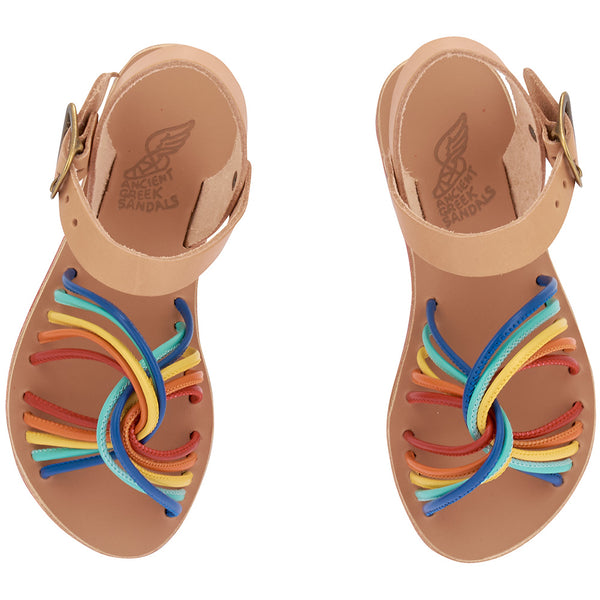 Ancient Greek Sandals Little Eva Soft Bright Mix