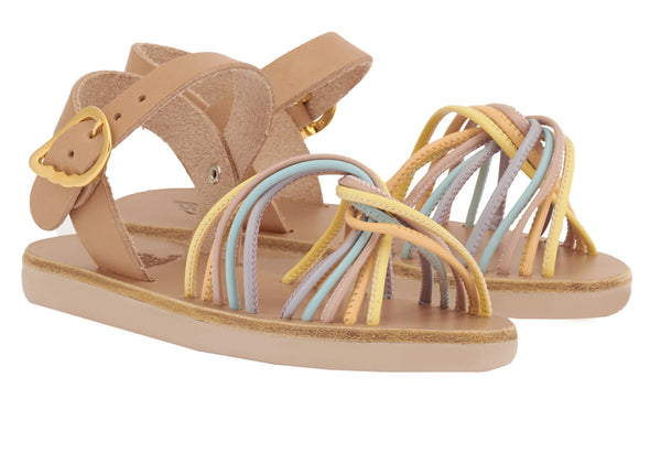 Ancient Greek Sandals Little Eva Soft Pale Mix