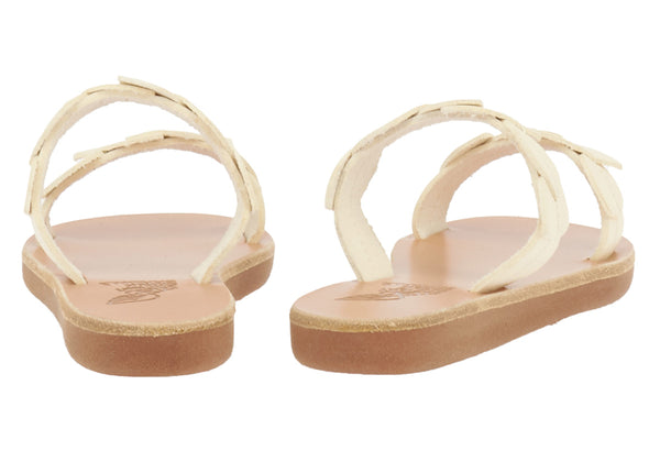 Ancient Greek Sandals Little Filia Soft Off White
