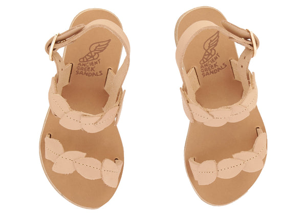 Ancient Greek Sandals Little Fysi Soft Natural