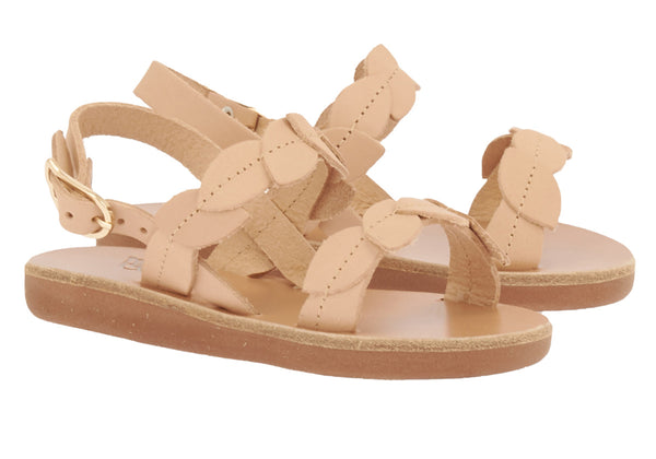 Ancient Greek Sandals Little Fysi Soft Natural