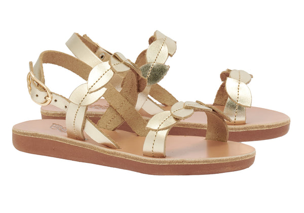 Ancient Greek Sandals Little Fysi Soft Platinum