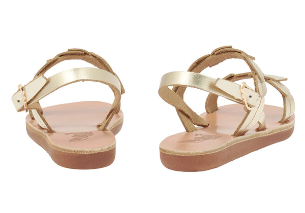 Ancient Greek Sandals Little Fysi Soft Platinum