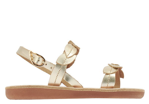 ancient greek sandals Little fysi soft Platinum