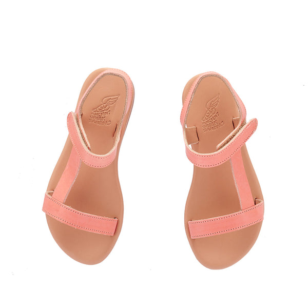 Ancient Greek Sandals Little Iasonas Soft Coral