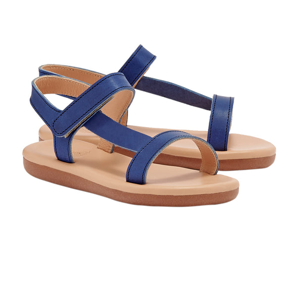 Ancient Greek Sandals Little Iasonas Soft Marine