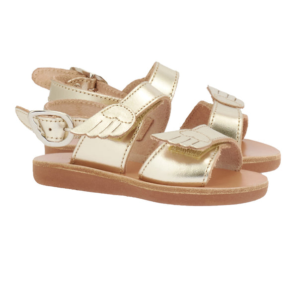 Ancient Greek Sandals Little Iliada Soft Platinum