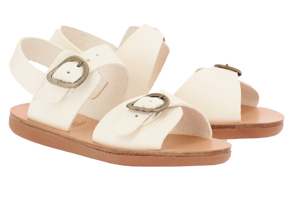 Ancient Greek Sandals Little Irini Soft Off White
