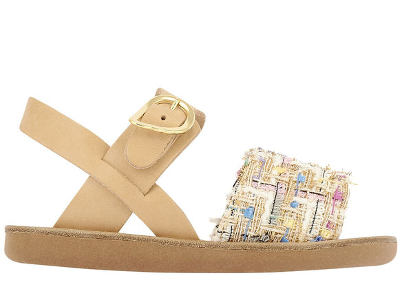 ancient greek sandals Little kaliroi soft White