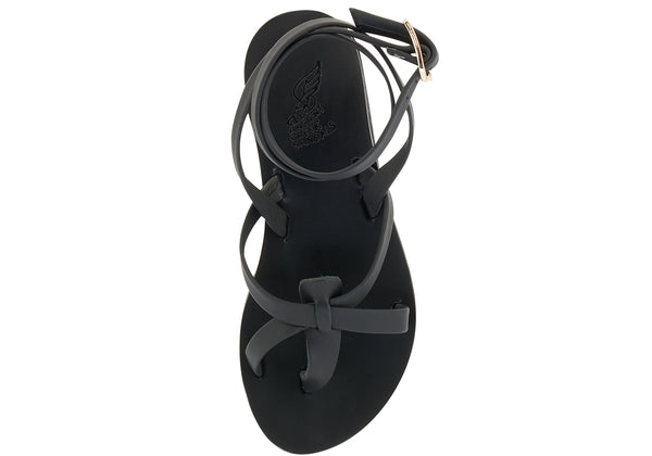 Ancient Greek Sandals Little Kaloni Soft Black