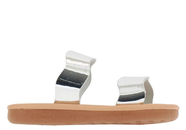 ancient greek sandals Little kastos soft Silver