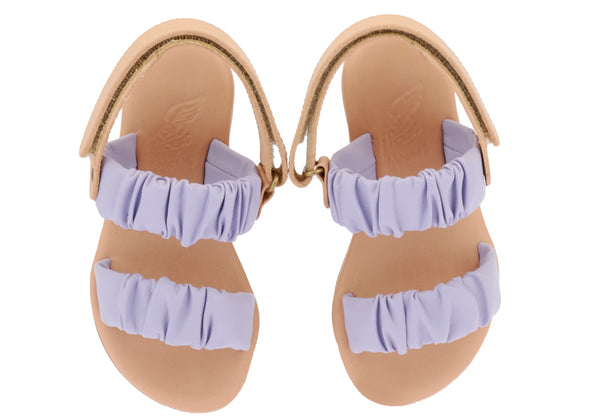 Ancient Greek Sandals Little Margarita Soft Lilac