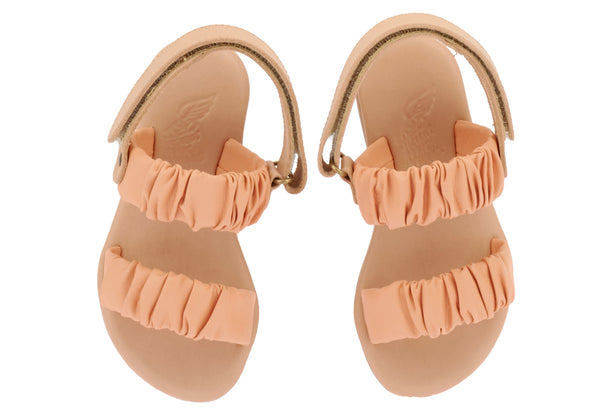 Ancient Greek Sandals Little Margarita Soft Peach