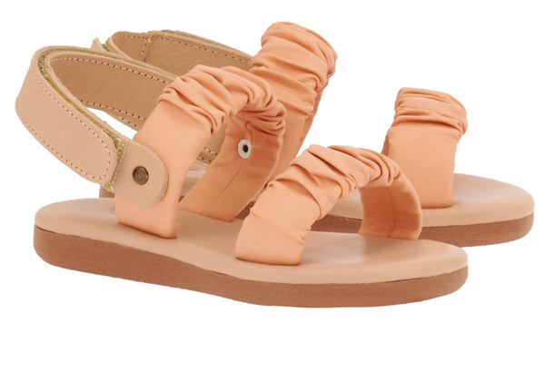 Ancient Greek Sandals Little Margarita Soft Peach