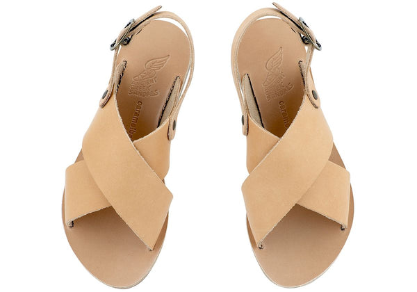 Ancient Greek Sandals Little Maria Natural