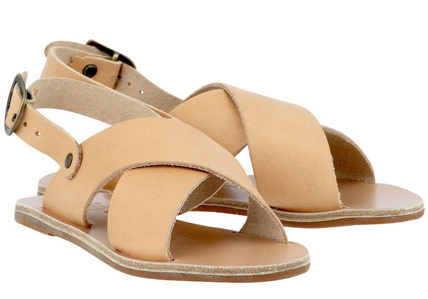 Ancient Greek Sandals Little Maria Natural