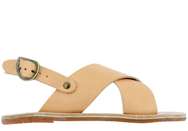 ancient greek sandals Little maria Natural