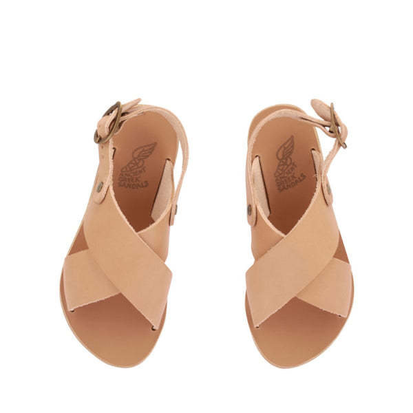 Ancient Greek Sandals Little Maria Soft Natural