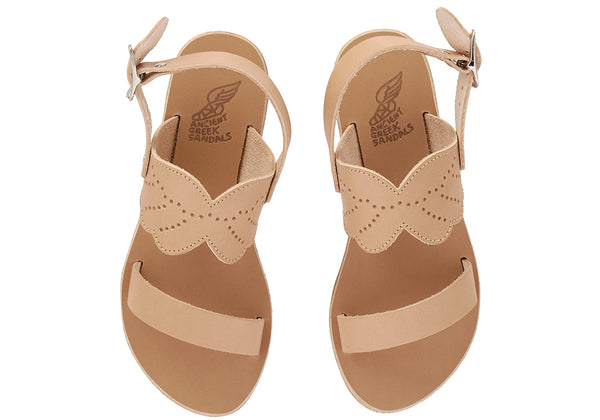 Ancient Greek Sandals Little Odyssey Soft Natural