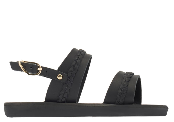 ancient greek sandals Little phaedra soft Black