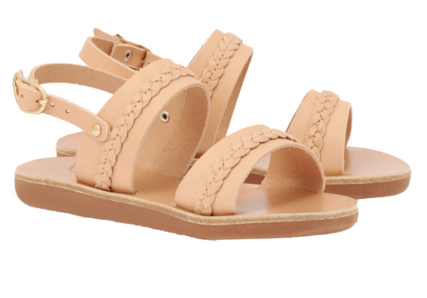 Ancient Greek Sandals Little Phaedra Soft Natural