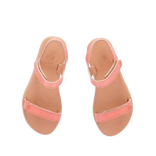 Ancient Greek Sandals Little Poros Soft Coral